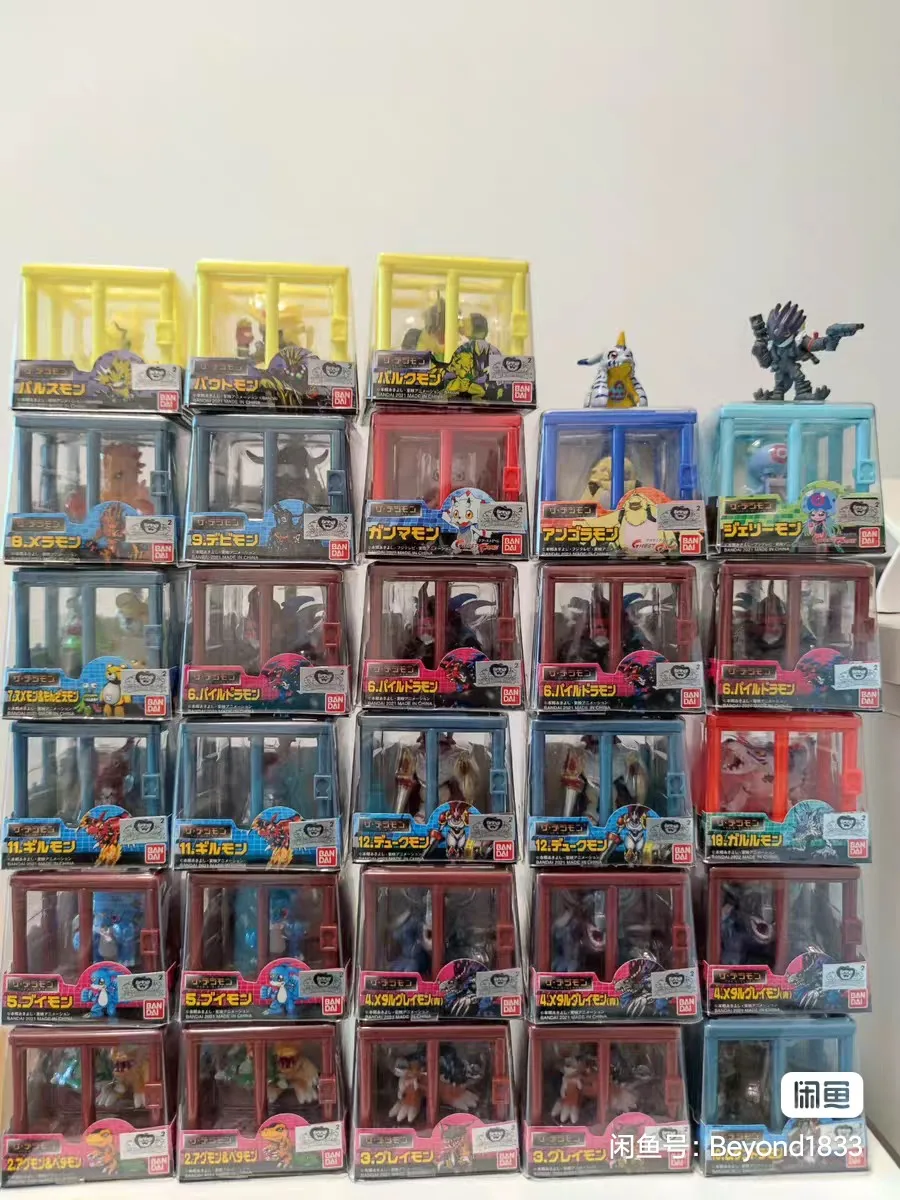 Bandai Digimon Adventure Tyrannosaurus Rex Puppenkollektion Anime Actionfigur Spielzeug Geschenk auf Lager Verschiedene Stücke verfügbar