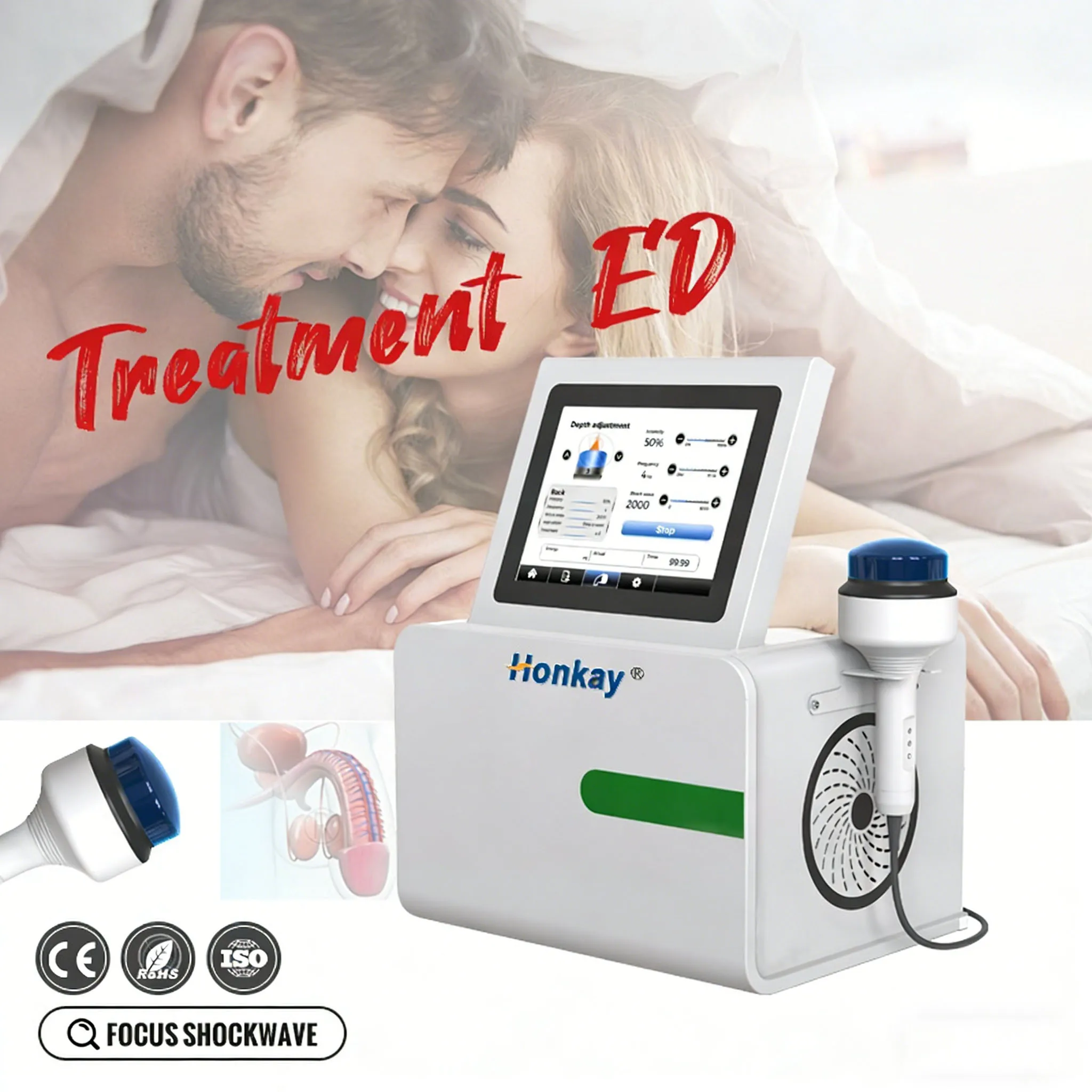 High Quality Electromagnetic Focused Shockwave for Neck Shoulder Massage Pain Relief Injury Recovery Improve  Circulation