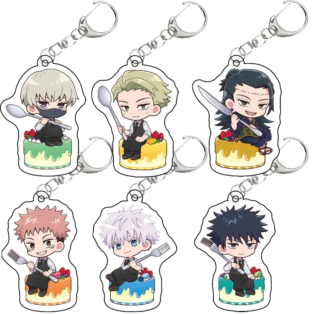 Jujutsu Kaisen Acryl-Schlüsselanhänger Selbstgestaltete Anime-Accessoires Fushiguro Megumi Nanami Kento Kugisaki Nobara Gojo Satoru Anime-Anhänger
