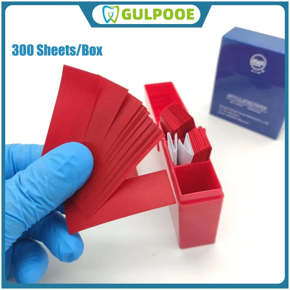 

GULPOOE 300-лист, стоматологическая артикуляционная бумага, синий, красный, двусторонние полоски для укуса, полоски для ухода за зубами, отбеливающий материал, инструмент