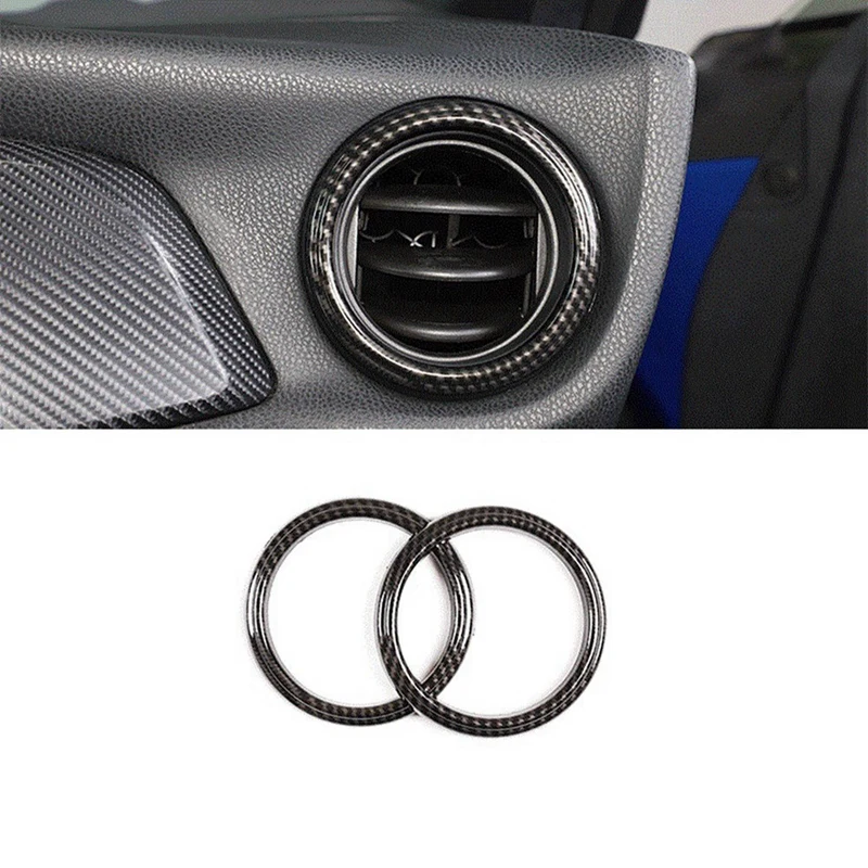 12X Car Air Conditioning Outlet Vent Circle Sticker For Subaru BRZ Toyota 86 2012-2020 Interior Trim Accessories