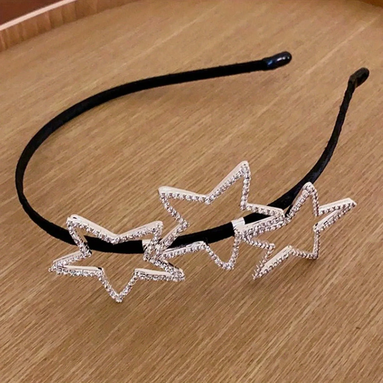 1pcs Rhinestones Star All-matched Girls Headband Sweet Cool Spice Pressure Hair Headdress Delicate Simple Hair Accessories