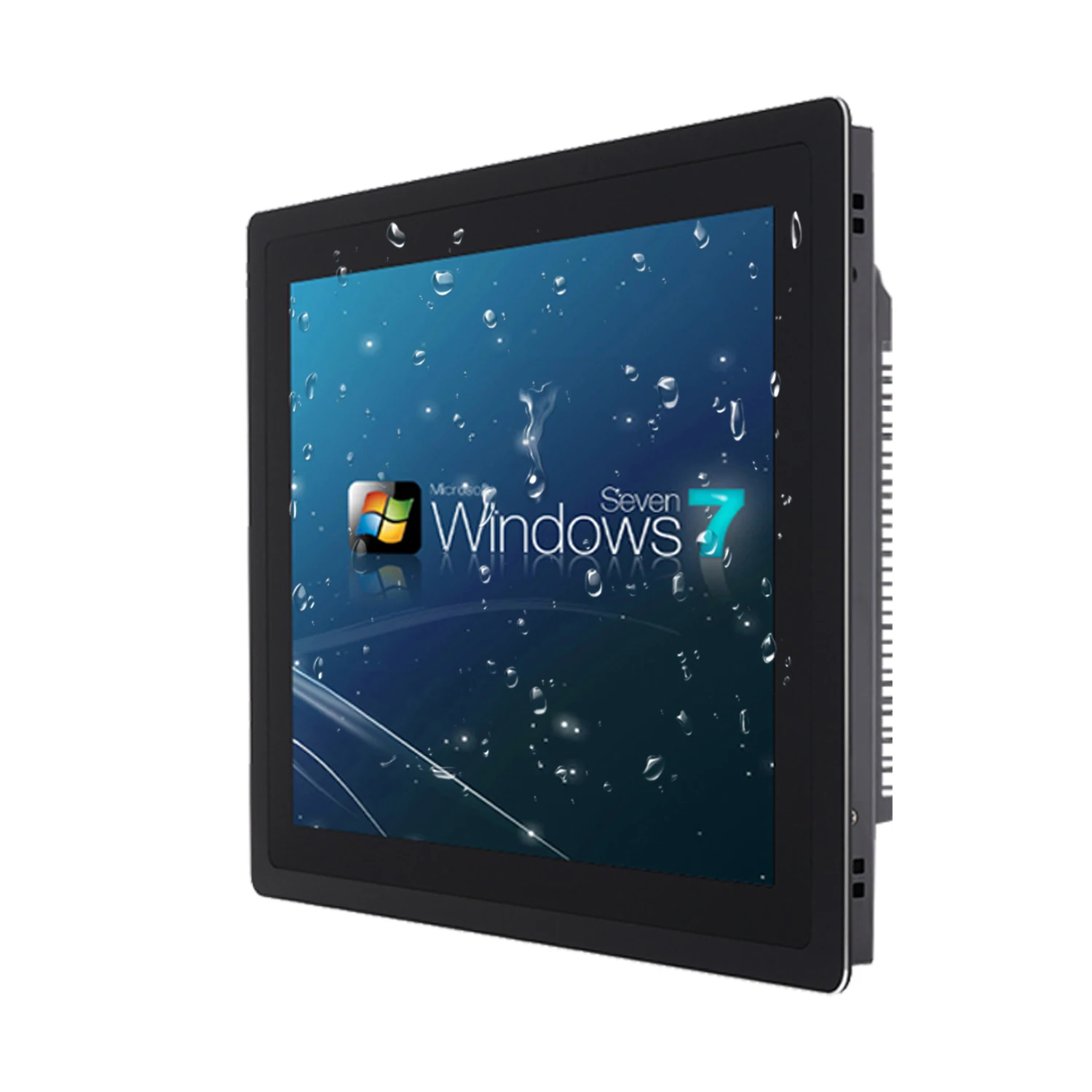 15.6 18.5 19 21 inch fully enclosed embedded industrial computer    lcd display with capacitive touch screen DVI interface