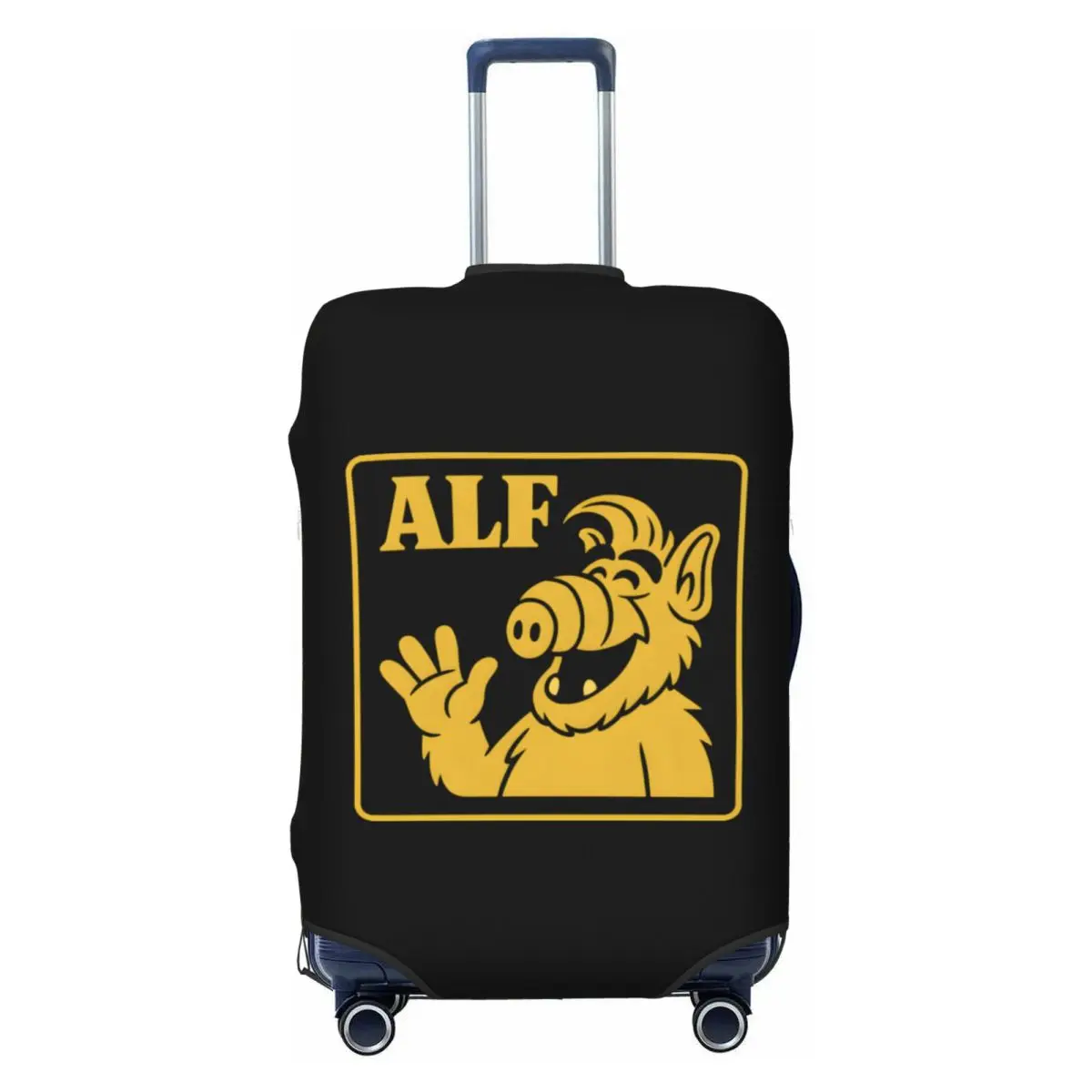

Custom Fashion Alien Life Form ALF Luggage Cover Protector Washable Travel Suitcase Covers