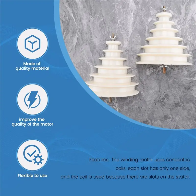 Hot Trend-1 Beige 7-Layer 6-Slot Motor Repair Tool Pagoda Motor Winding Mold Single-Phase Universal Micro-Motor Winding Tool