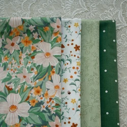 Light Color Twill Pure Cotton Fabric Yunnan Huagu Cheongsam Shirt Dress Clothing Handmade DIY Fabric