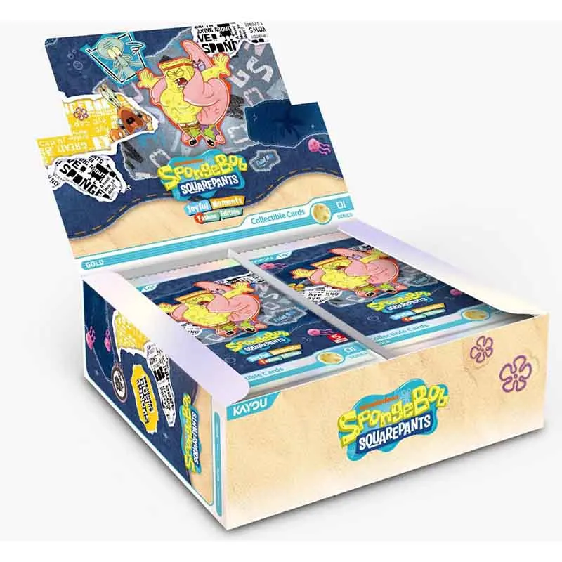 Wholesale Kayou Official SpongeBob Happy Time Fashion SEA Exclusive Southeast Asia Collectible Trading Card Booster Box