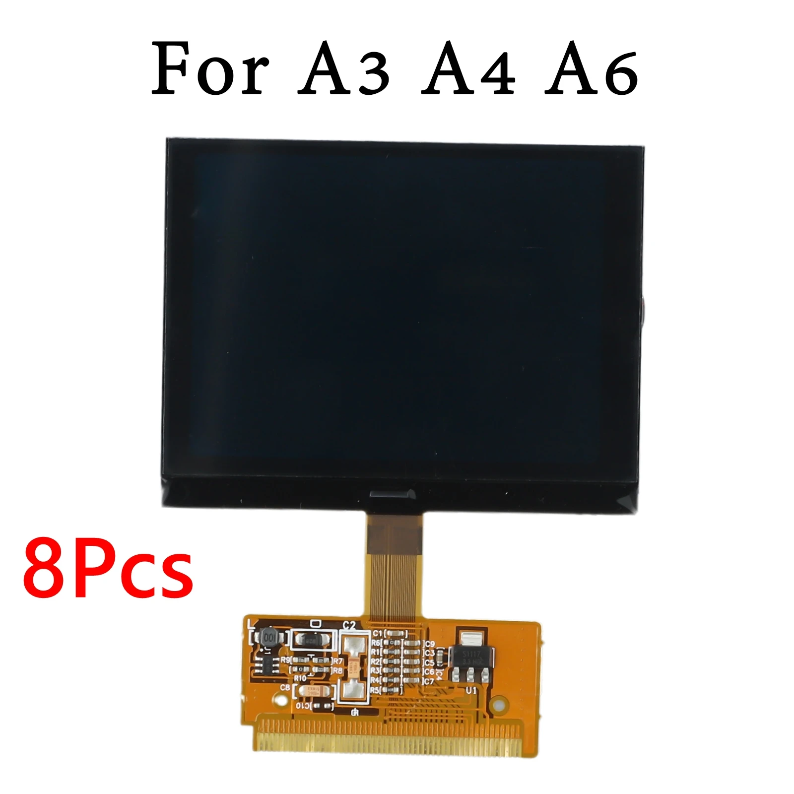 

8 шт. ЖК-экран приборной панели для A4 B5 1995 2001 и для A6 C5 1997 2004, запасная часть с отличным качеством