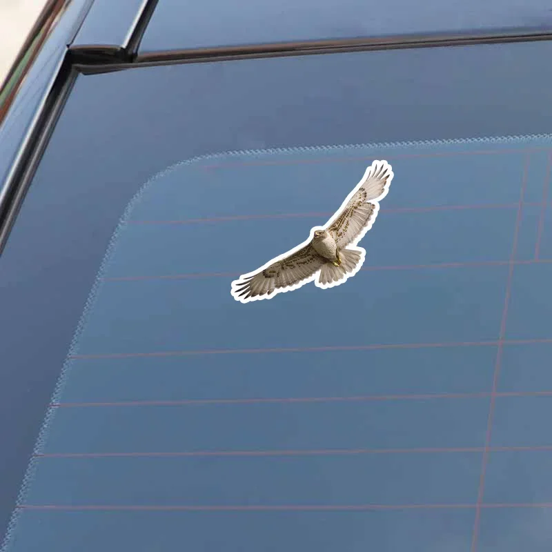 Personality Sky Eagle High Quality Animal Bird Eagle PVC Car Scratch Decorative Sticker, 10cm