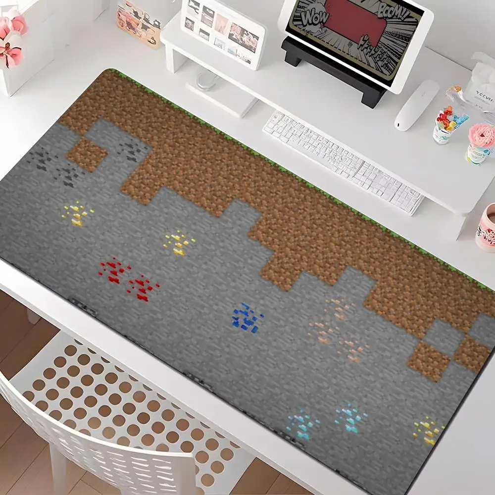 Game M-MC-S M-MineCrafTS Mouse Pad Multiple Sizes Large Square Computer Office Game Table Mats Rubber Anti-slip Mousepads