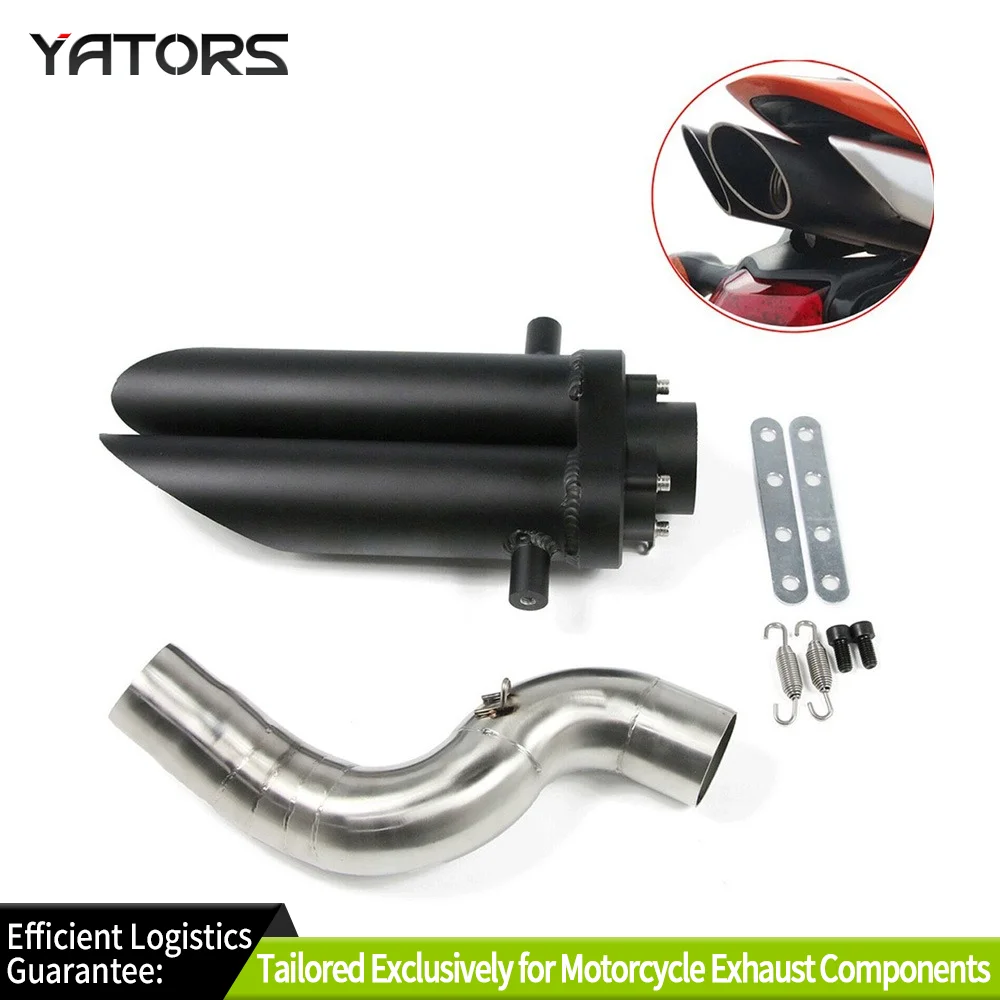 

Slip Middle Exhaust Systems Link Pipe For Kawasaki Ninja ZX-6R ZX6R ZX636 2004-06 Exhausts Pipes