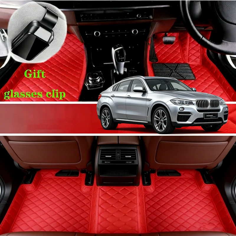 

Custom Fit For BMW X6 G06 F16 E71 SUV SAC 2008-2026 Luxury Car Floor Mats Car Accessories Carpets Covers Left /Right Hand Drive