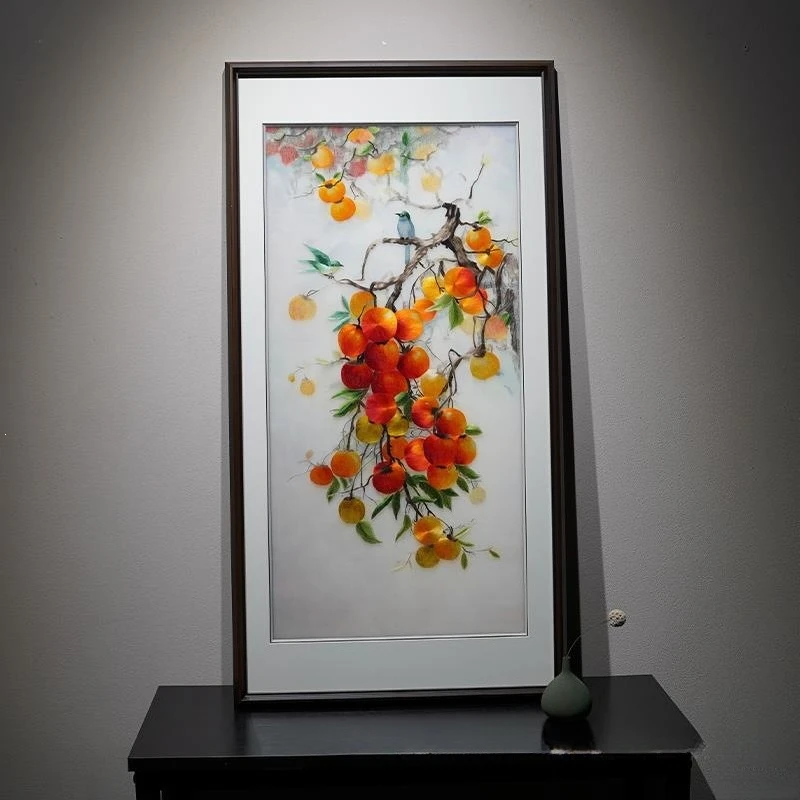 Entrance new Chinese decorative painting, Suzhou embroidery finished product everything goes well,  hand embroidery