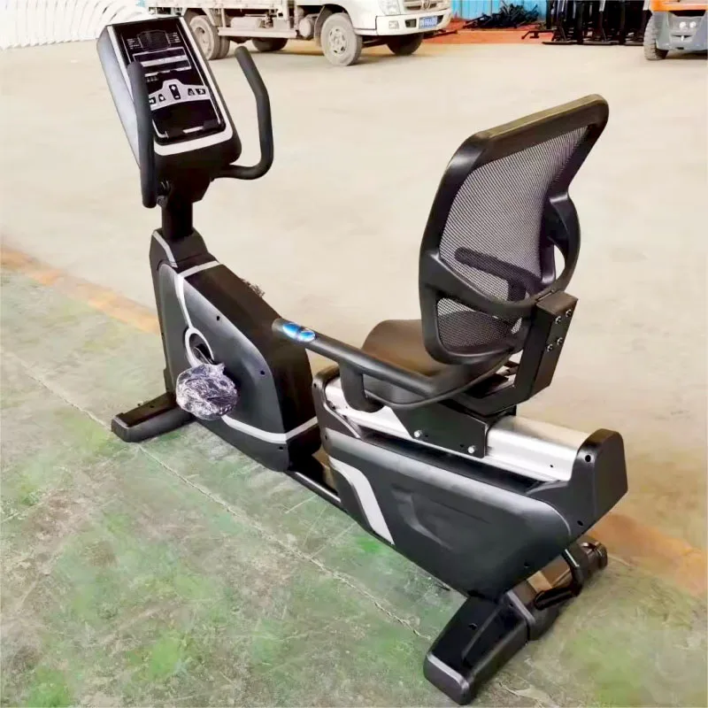 

Commercial Gym Fitness Equipment Cardio Magnetic Control Horizontal Bicycle Gym Equipment Magnetic Bike Trainer