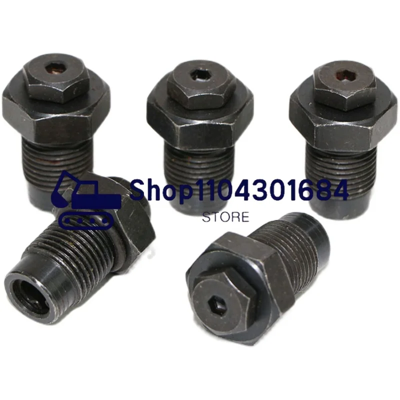 Excavator Broken Hammer Nitrogen Valve Gun Head Nitrogen Filling Nozzle 68 75 85 100 135 Gun Head Exhaust Screw Air Valve