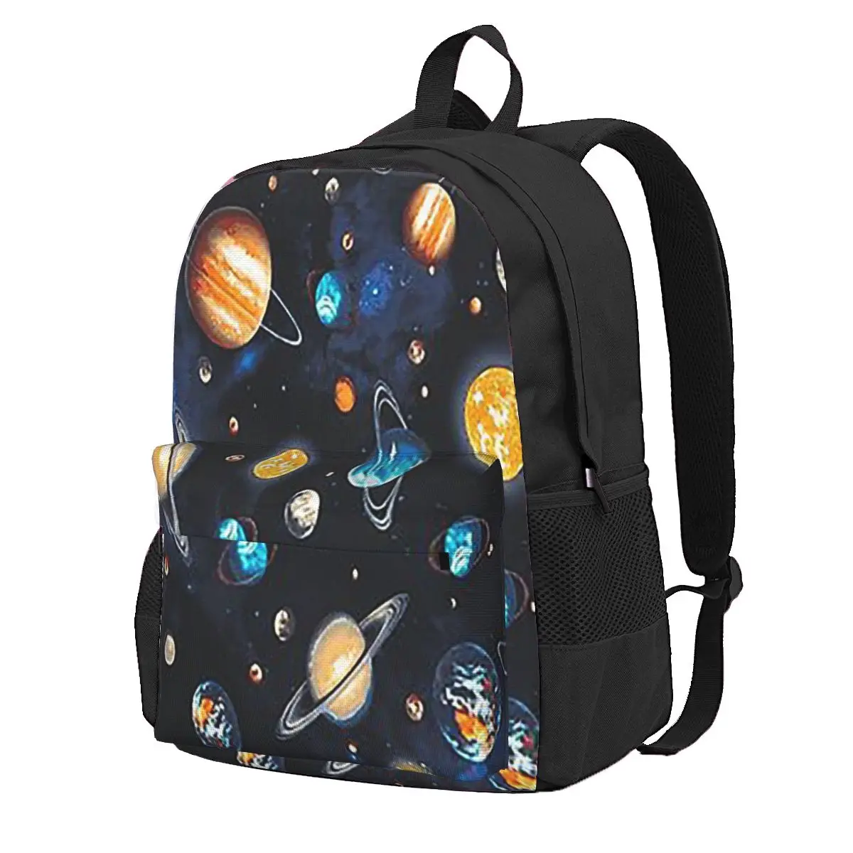 Solar System Space Planets UniverseStudent Backpack School Bag Hiking Travel Daypack for Men Women Fashion Bookbag Shoulder Bags