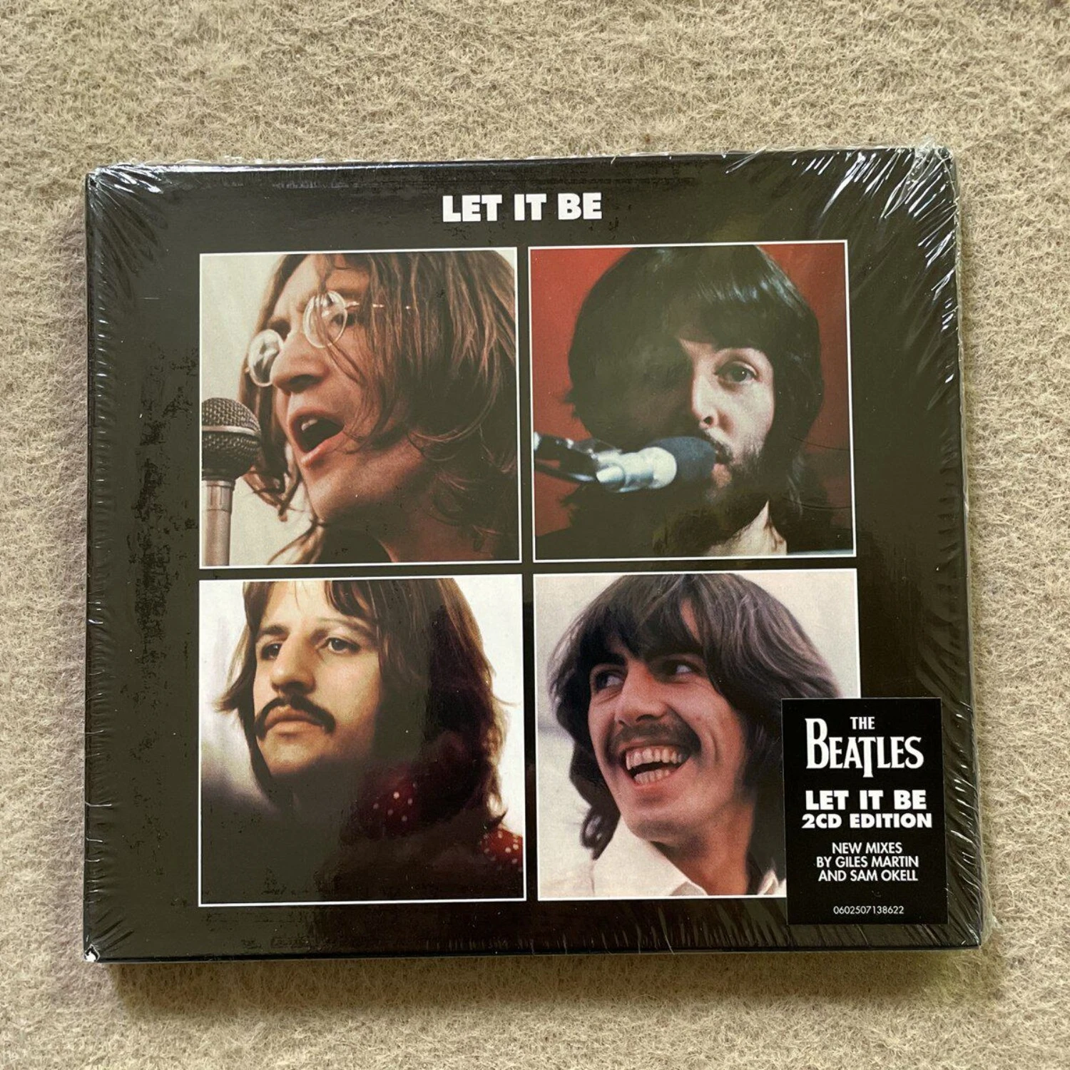 

Rare Sealed The Beatles Let It Be 2CD Edition Classic Rock Pop Audio CD Clear Digital Sound Collectible for Fans Home Art Decor