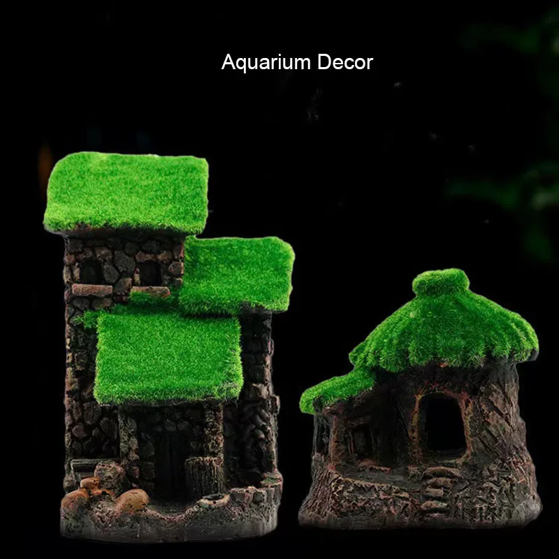 Resin Mountain Aquarium Decoration Landscape Aquatic Fish Tank Ornament Decor High Quality Crystal Shrimp Dodge House Shelter