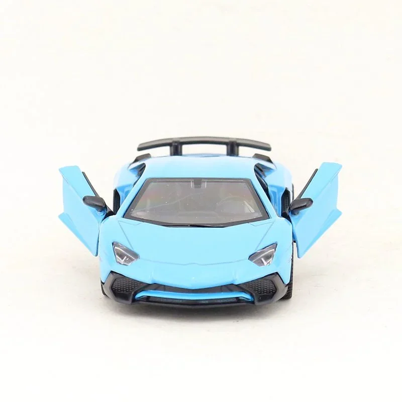 1:36 Lamborghini Aventador LP750-4 SV Coupe Toy Car RMZ City Diecast Metal Miniature Model Pull Back Collection Gift For Boy