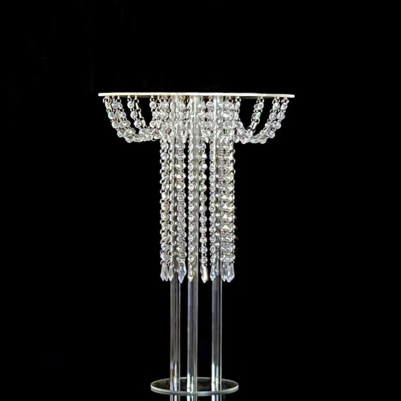 

Birthday Party Acrylic Cake Holder Crystal Dessert Table Wedding Banquet Hotel Main Table Decoration Crystal Gift Holder 6PCS