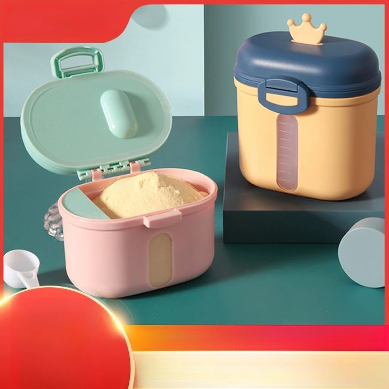 Baby Milk Powder Box Portable Food Supplement for Going Out Milk Box Sealed Tank Moisture-proof Large Storage Tank Sub Packaging