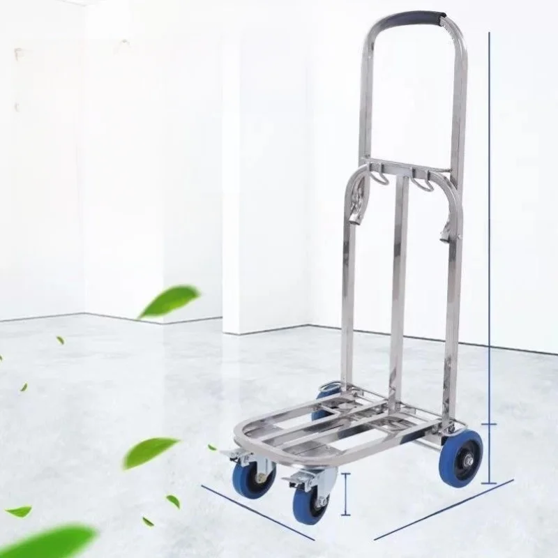 large-stainless-steel-portable-hand-pulled-shopping-cart-quiet-luggage-truck-hand-push-cart-foldable-buy-vegetable-car