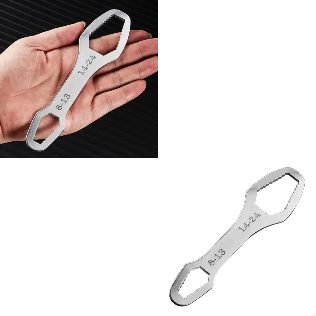 Multifunction Hand Tool Wrench Convenient Repair Auto Mechanical Tool Hand DIY Tool 9/16 to 1/2inch Double Head Spanner