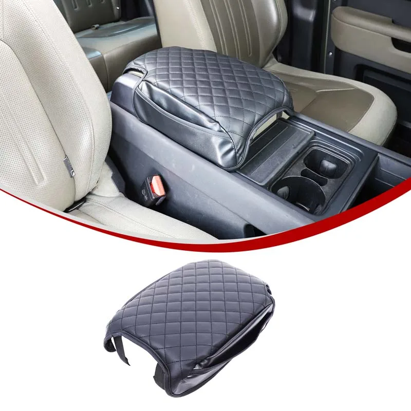 

For Land Rover Defender 90 110 130 2020-2025 Car Armrest Box Cover Thickened With Side Storage Bag Leather Automotive Parts