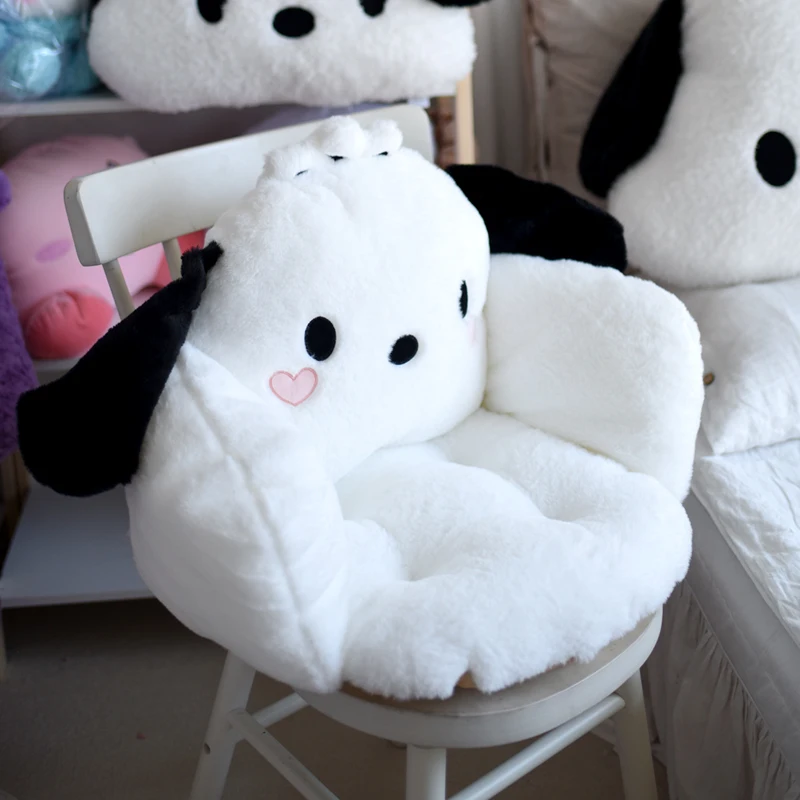 Sanrio My Melody Seat Cushion For Chair Comfortable Warm Butt Girly Sitting Cushion Japanese Style Kuromi Pochacco Back Cushion