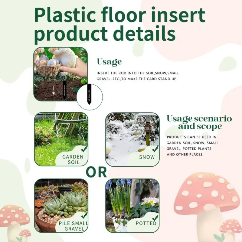 M89A عيد الفصح أرنب حديقة حصة أكريليك أرنب علامة تمثال حيواني واقعي مناسب للديكور في الهواء الطلق وأسرة الزهور #2