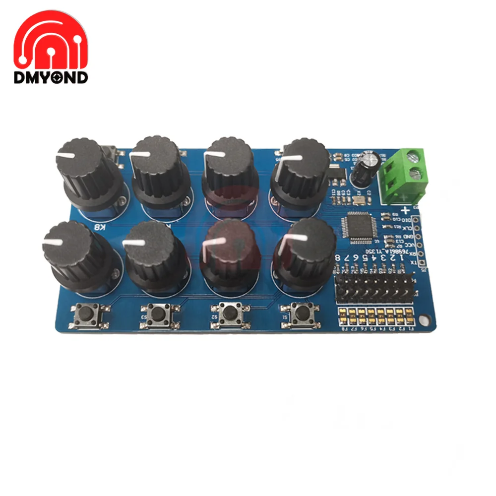 Controlador Servo do Verificador da Proteção da Sobrecorrente da Placa do Controlador do Canal do Servo do Controlador do Botão Giratório 8ch Maneira