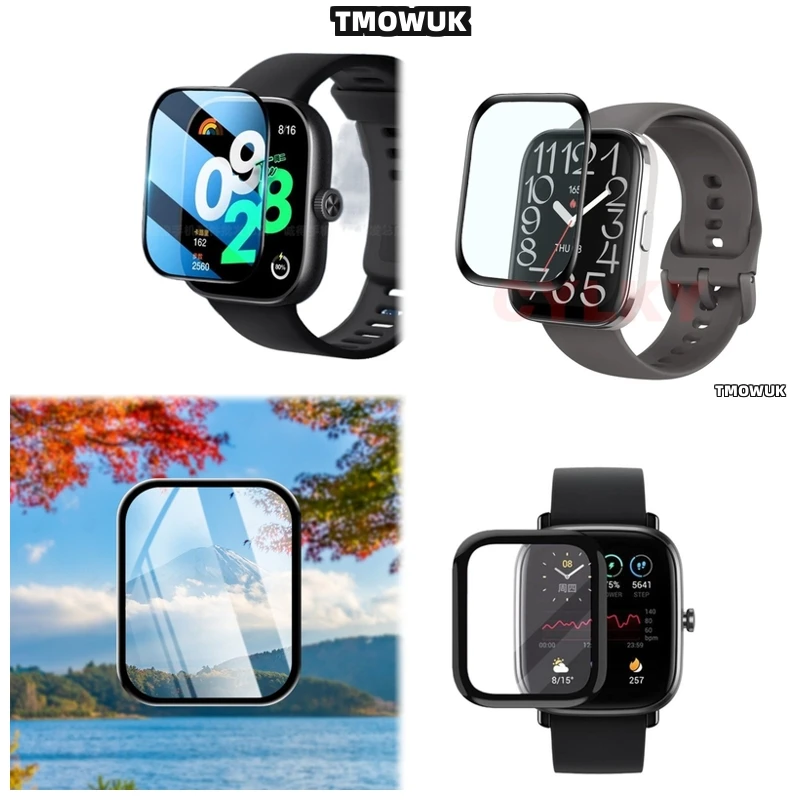 

Matte Finish Film For Amazfit BIP 3 5 6 U Pro Active Unity GTS 2E 2 3 4 MINI, Fingerprints Hidden.