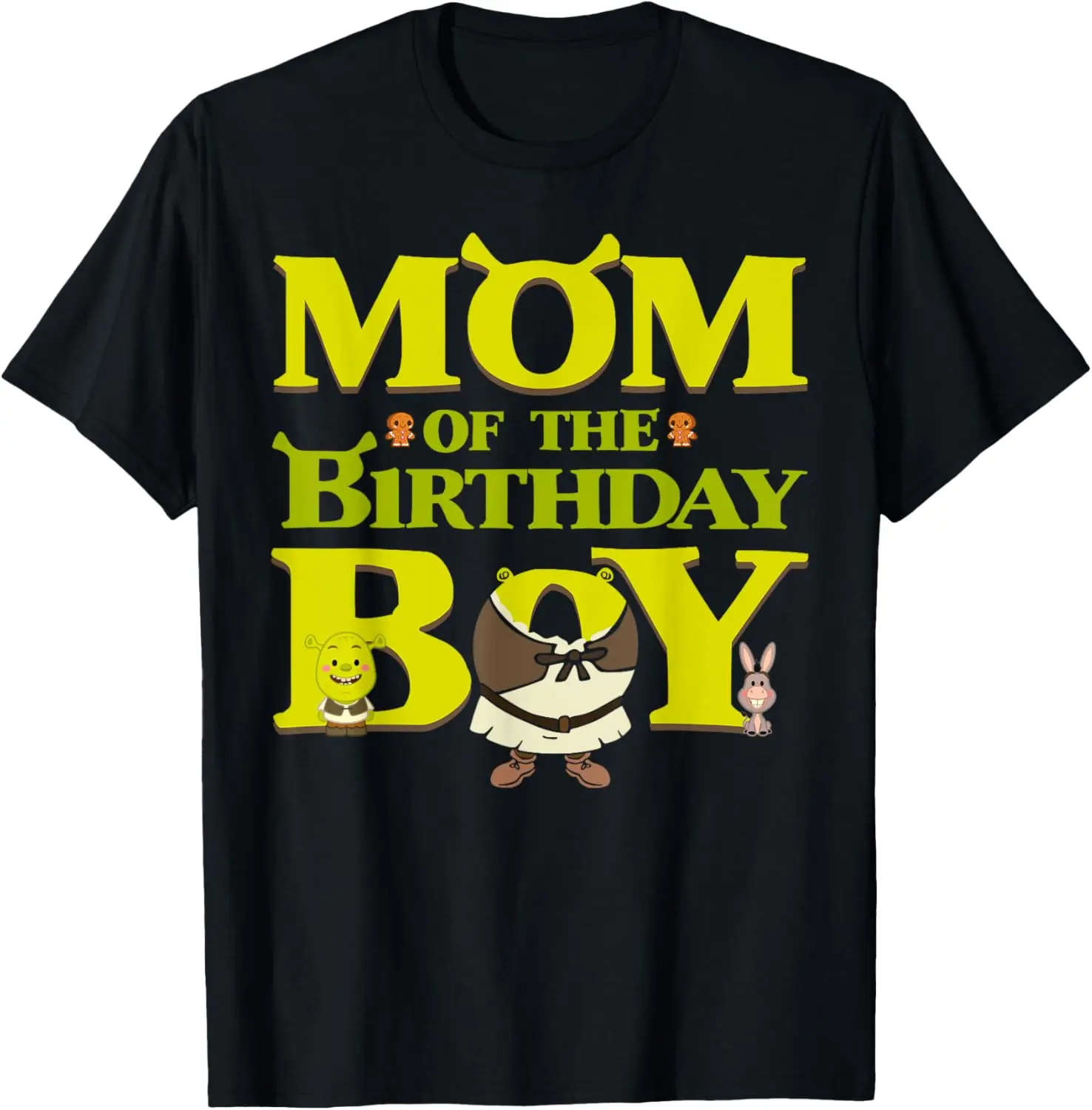 

Mom And Dad Birthday Boy Ogre Family Matching T-Shirt，Comfortable cotton T-shirt