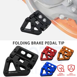 For KTM 390 790 890 950 990 1050 1090 1190 1290 Super Adventure R S T Rear Folding Brake Pedal Step Tip Plate 690 Enduro SMC R