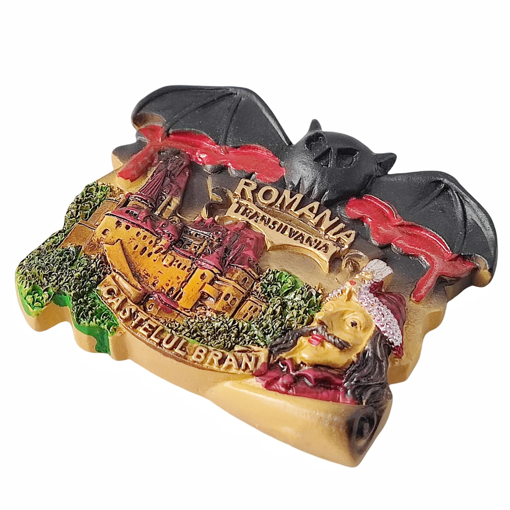 ثلاثية الأبعاد رومانيا مغناطيس الثلاجة هدية تذكارية الراتنج الثلاجة المغناطيسي ملصق جمع ديكور المنزل