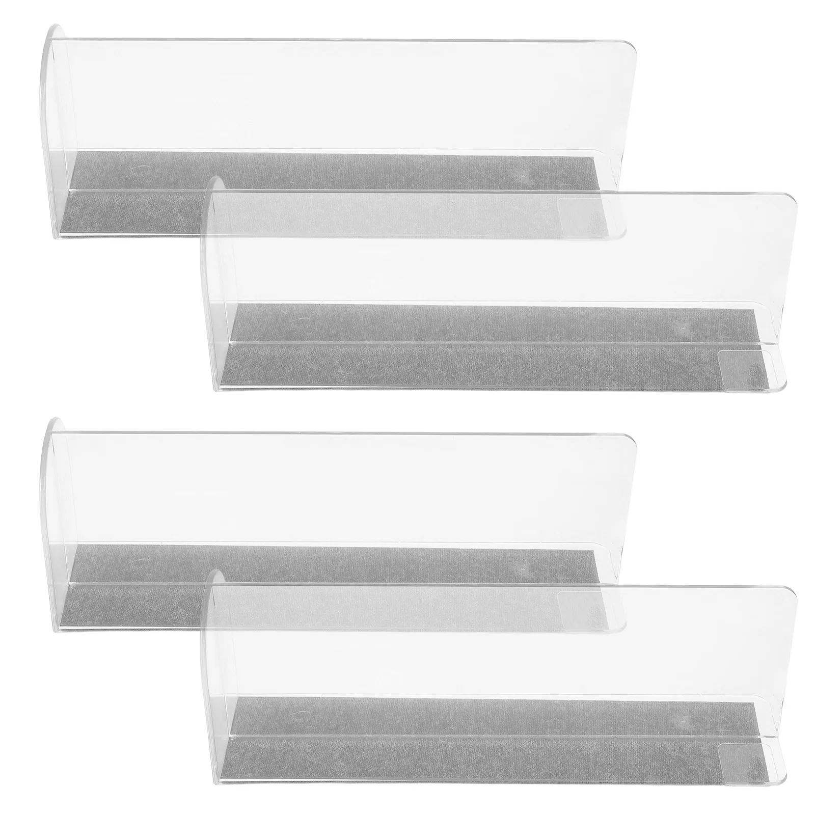 

4pcs Shelf Dividers Magnetic Design for Supermarkets Plastic Separators Wire Shelving Convenience Stores