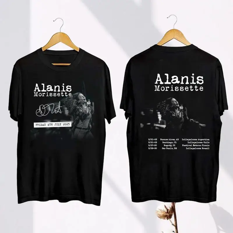 Alanis Morissette World Tour Gift For Fan S to 5XL 2-sides T-shirt BM481