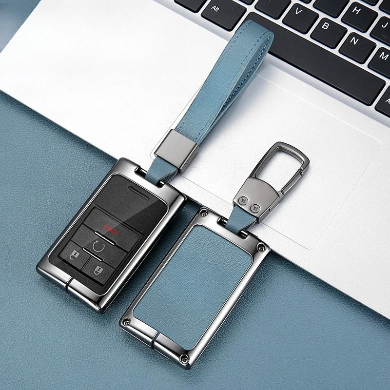 

Premium Zinc Alloy Key Cover for Cadillac CT4/XT5/XT6/CT6 - Protective Key Case Keybag Keychain