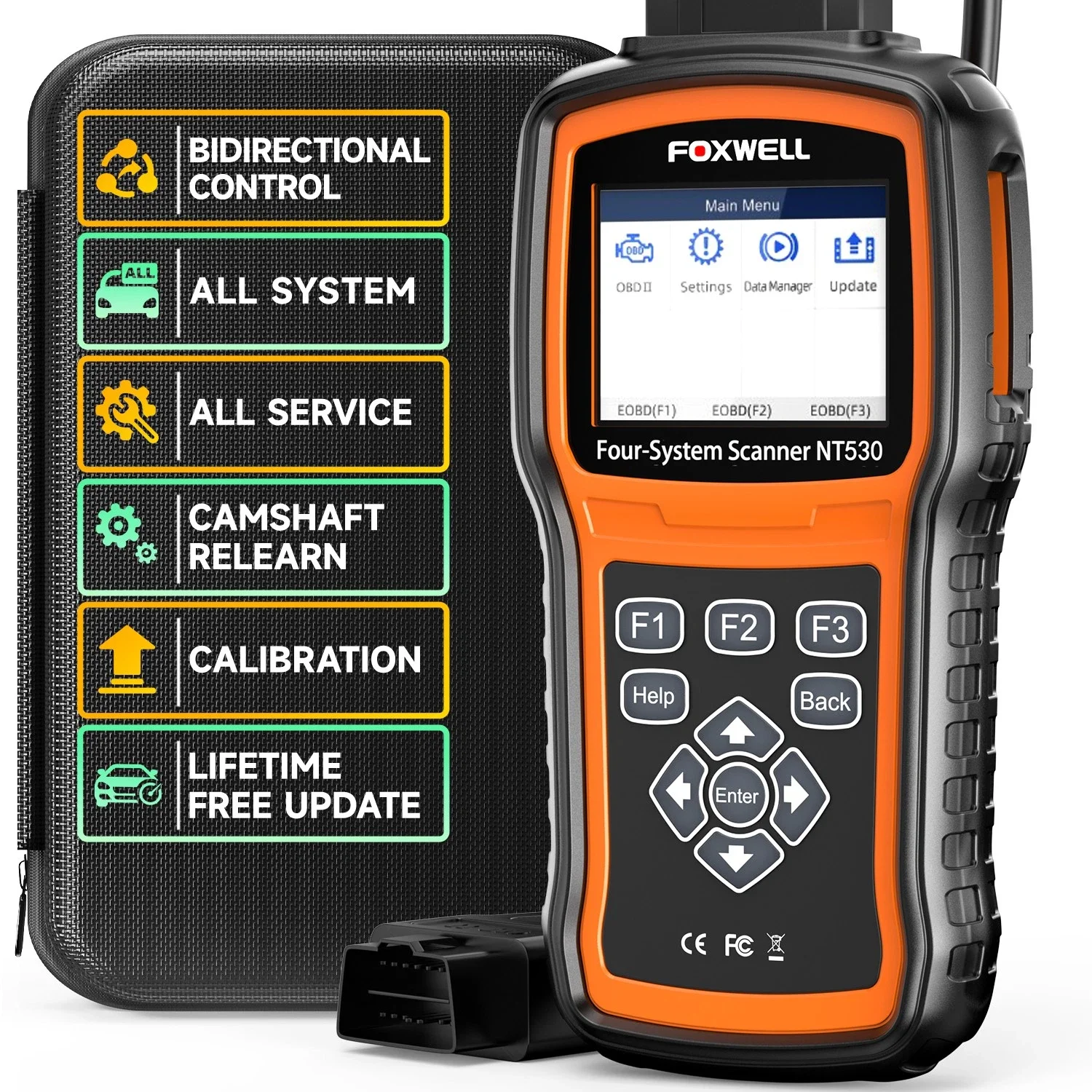 FOXWELL NT530 プロフェッショナル診断スキャナーツール ABS SRS EPB