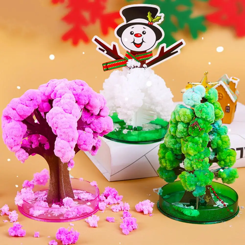 Great Growing Tree Toy  Innovative Stable Paper Tree  Mini Growing Christmas Tree