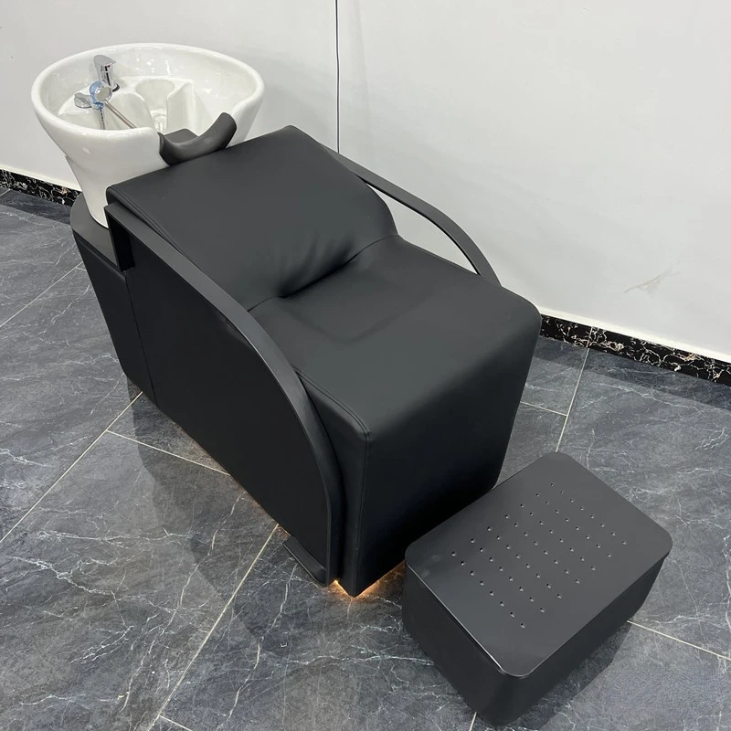 

Professional Shampoo Bed Hairdressing Beauty Salon Hair Washing Chair Shaving Simple Kappers Stoel Barber Shop Furniture CY50XT