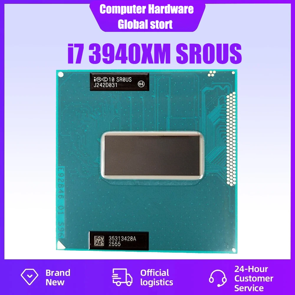 

Mobile Extreme I7 3940XM CPU 3.0GHz-3.9GHz 8M SR0US processor I7-3940XM Original Chipset IN STOCK For Laptop