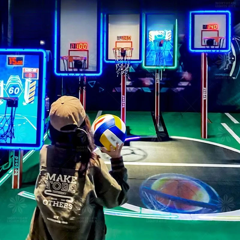 Hot Indoor Electric Push Basketball Arcade Machine Philippines Simulator Crazy Shoot New Electronic Basketball Scoring Machine