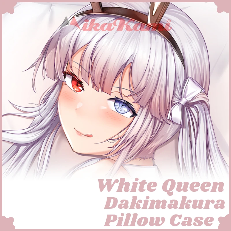 

White Queen Dakimakura Date A Live White Kurumi Pillow Case Sexy Hugging Cushion Cover Full Body Pillowcase Home Bedding Decor