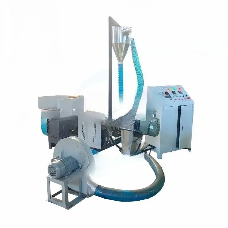 Mini small plastic recycling machine, plastic recycling air-cooled granulator