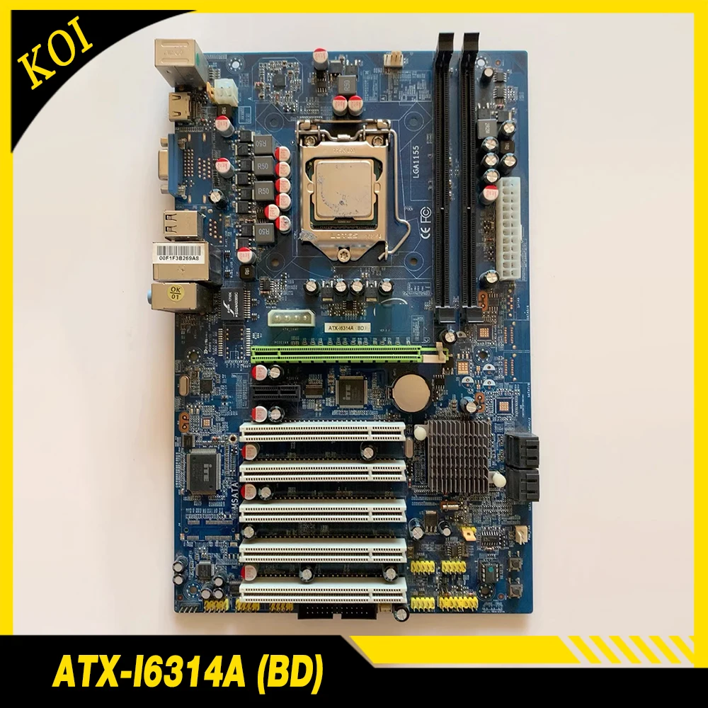 For Intel ATX-I6314A (BD) industrial control motherboard with multiple PCI dual serial ports 5 PCI H61 LGA 1155