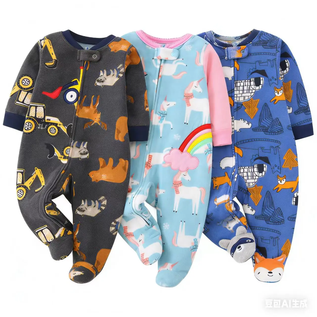 Ropa de Bebé de Alta Calidad 2026, Nuevas Marcas Originales, Mamelucos de Bebé Recién Nacido, Tela Polar, Ropa para Niñas y Niños, Ropa de Dormir para Niños