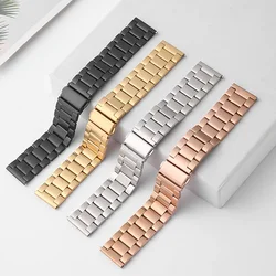Stainless Steel Men Strap for Huawei GT3 GT4 Strap Samsung S4 S5 42mm 46mm Sanzhu Metal Stainless Steel Smart Watch