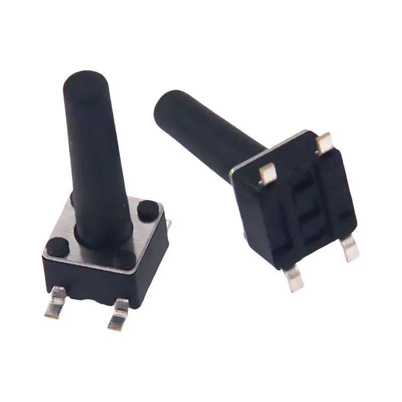 1000pcs 4.5*4.5mm Tactile Switch 4-pin SMT Vertical Small Button 4.5*4.5*3.8/4.5/6/7/8/9/10/11/12