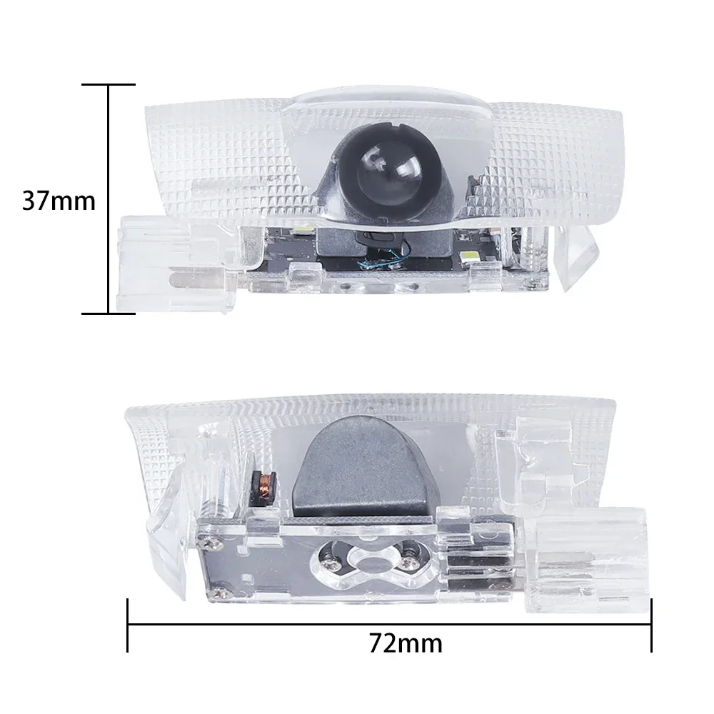 LED Porta Do Carro Bem-vindo Logo Luzes, Fantasma Sombra Lâmpada Do Projetor para Lexus LX LX470 LX570, lâmpada de cortesia, Laser Light Acessórios, 2Pcs